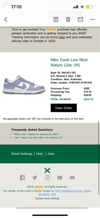 Nike Dunk Low 38.5