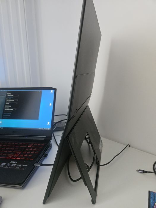 Monitor portabil dual EHOMEWEI X1 — 16" FHD ×2, culori superbe, star