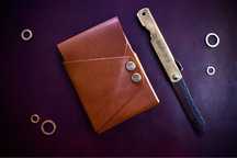 Portofel EDC minimalist din piele