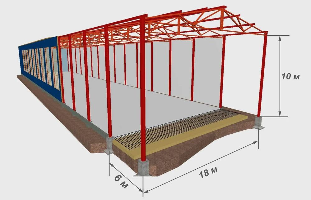 Цех по производству металлоконструкций