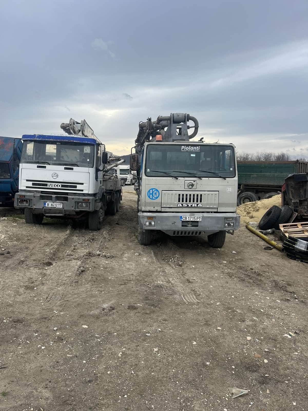Услуга със стационарна помпа