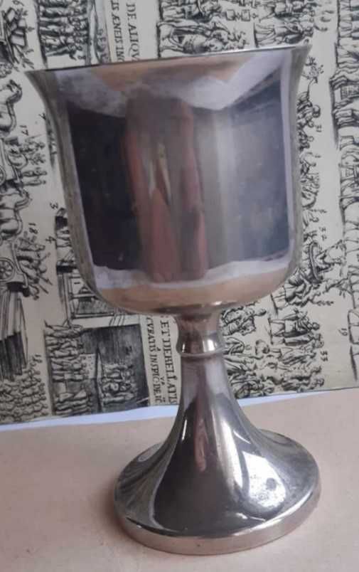 Pahar de epocă (pocal), placat cu argint, marcat Ianthe, Anglia