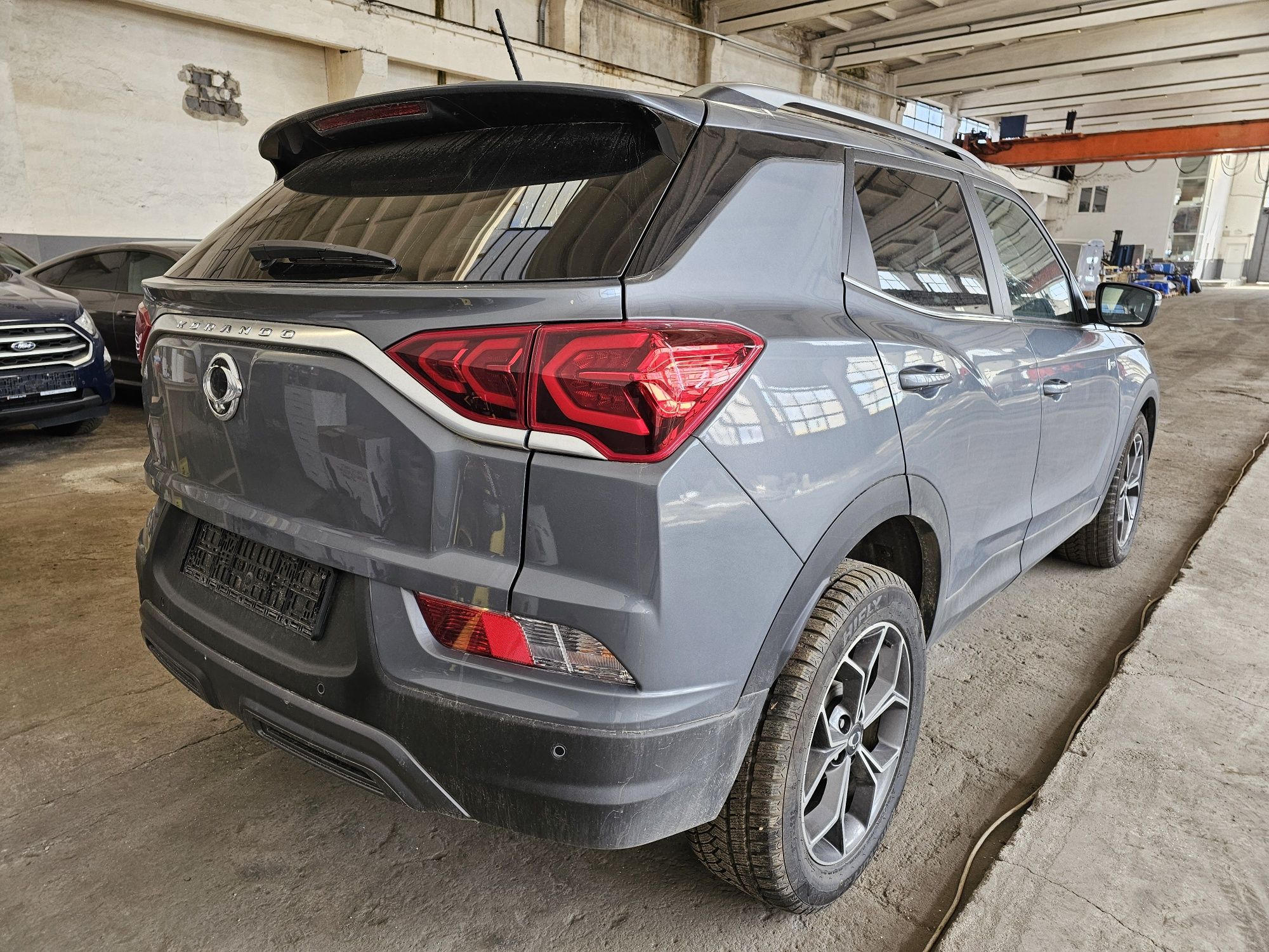 Ssangyong Korando avariat