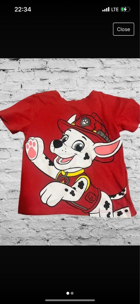 Tricou PAW PATROL 2ani