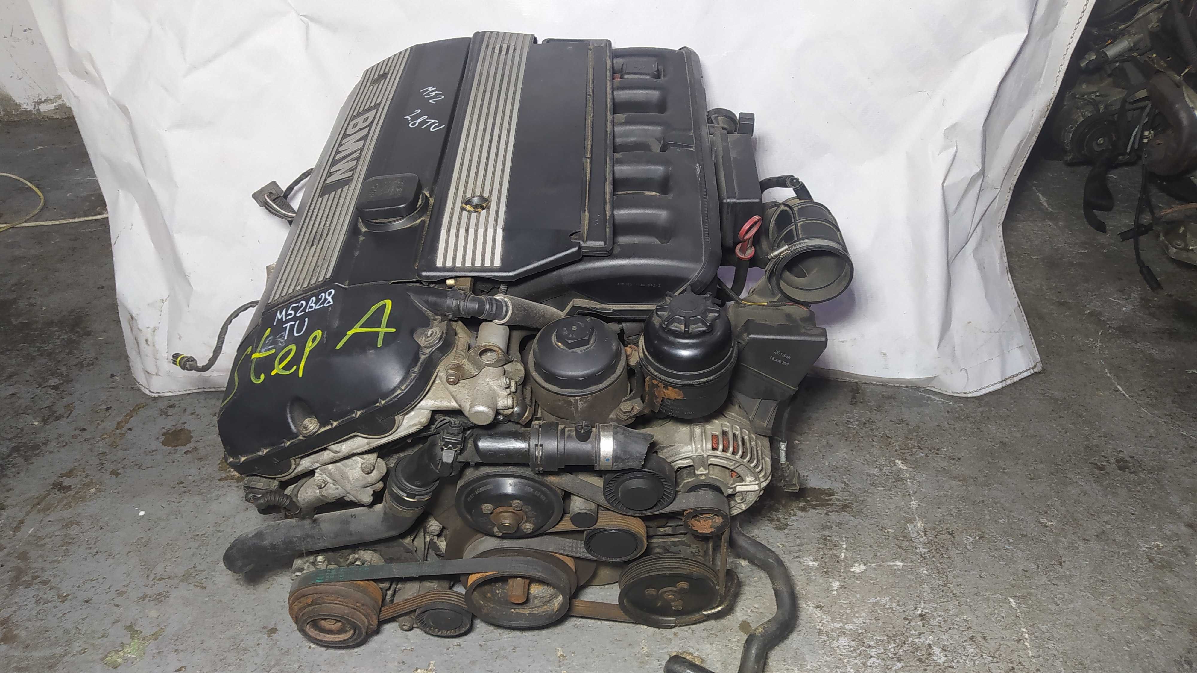 Двигатель BMW M52 2.8 TU M52B28 двух ваносный