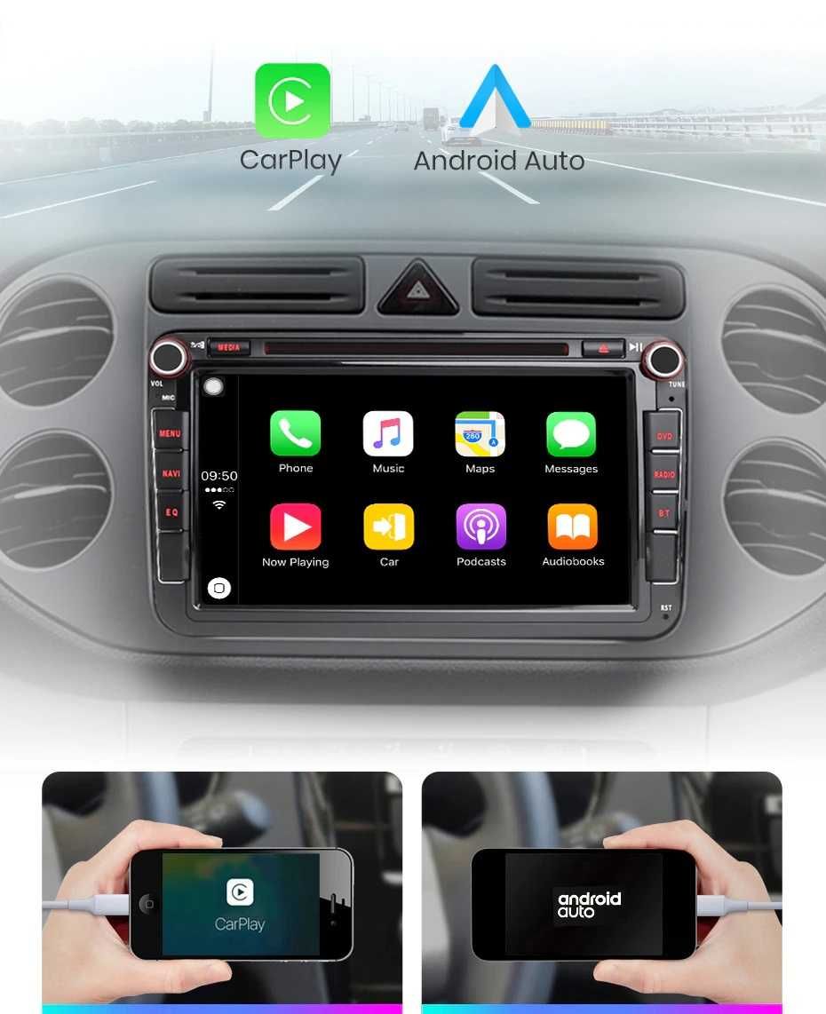 Navigatie dedicata vw ANDROID Golf 5 6 passat b6 tiguan skoda octavia