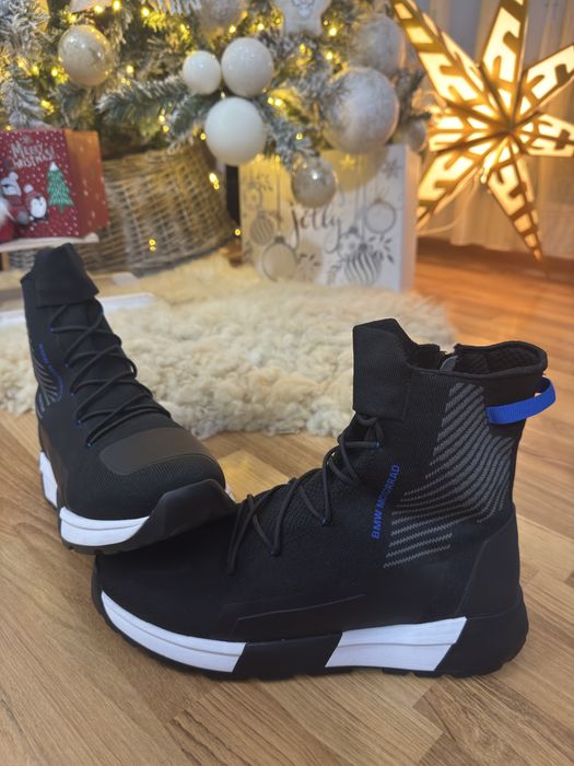 BMW MOTO, Sneaker KnitLite, Negru, Marimea 45