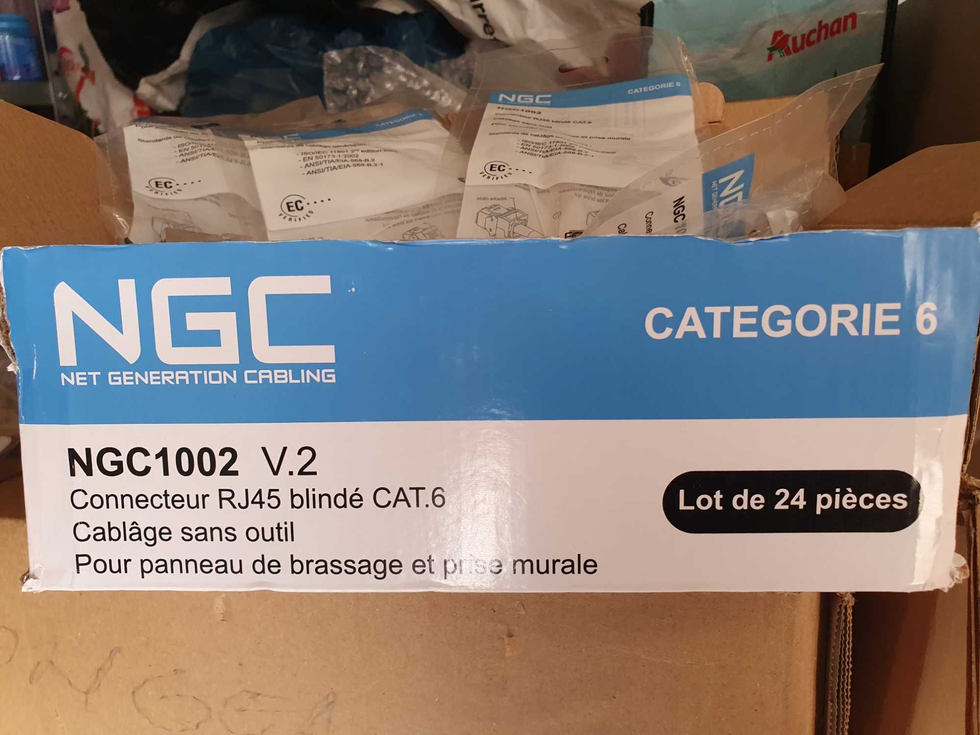 Cupla modulara Rj 45 Cat 6 a Gigamedia si  NGC Franta