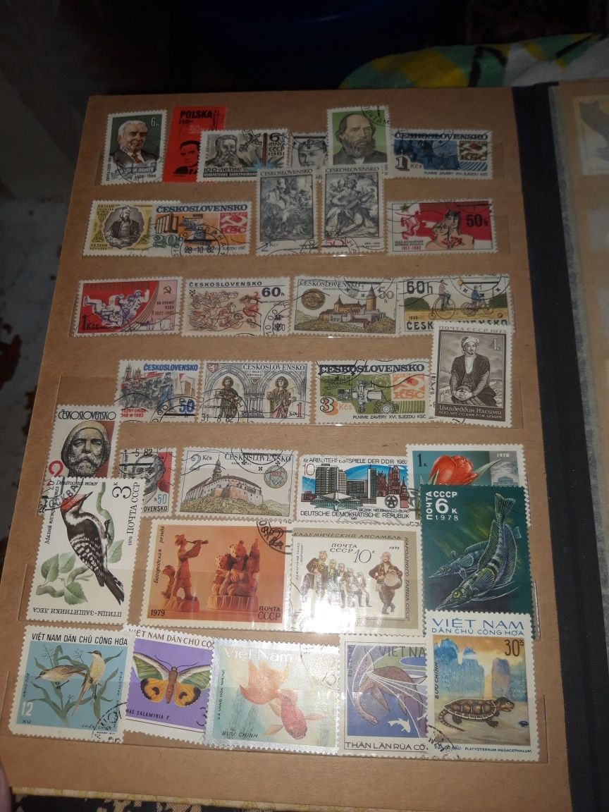 Продам коллекционные марки 270 штук