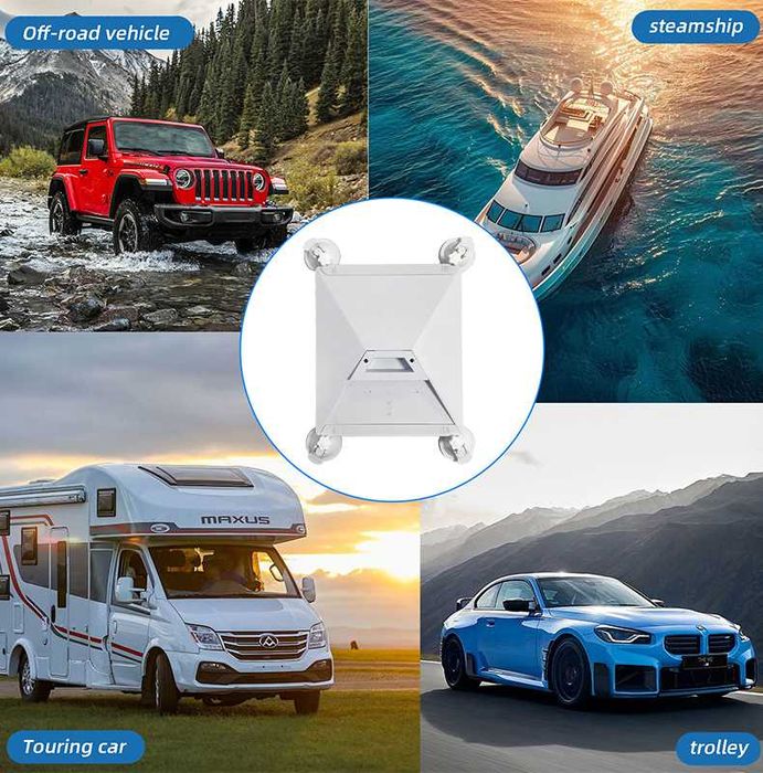 Starlink Mini крепеж с присосками