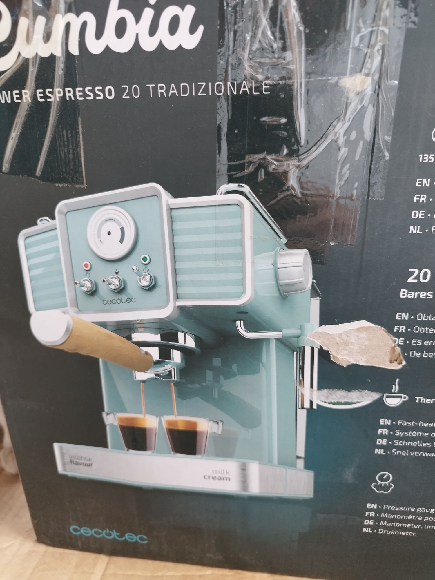Кафемашина за еспресо CECOTEC Cumbia Power Espresso 20 Tradizionale