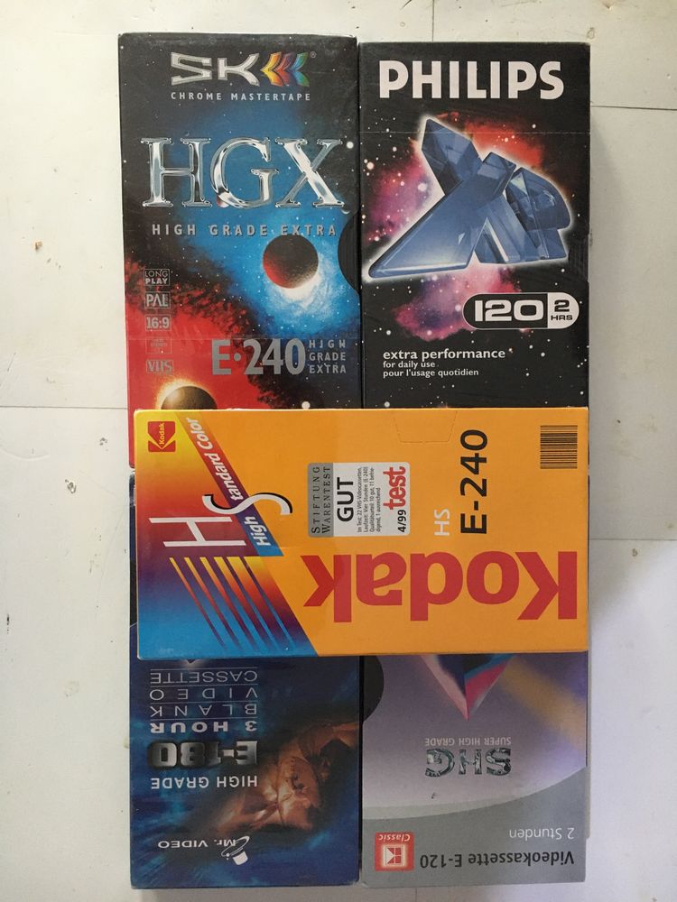 Caseta VHS Kodak SHG Philips HGX E180