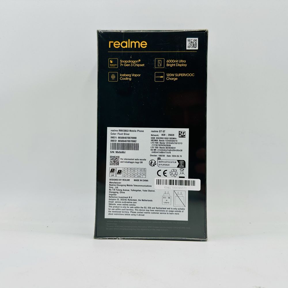 Telefon Realme GT 6T Fluid Silver 8/256GB