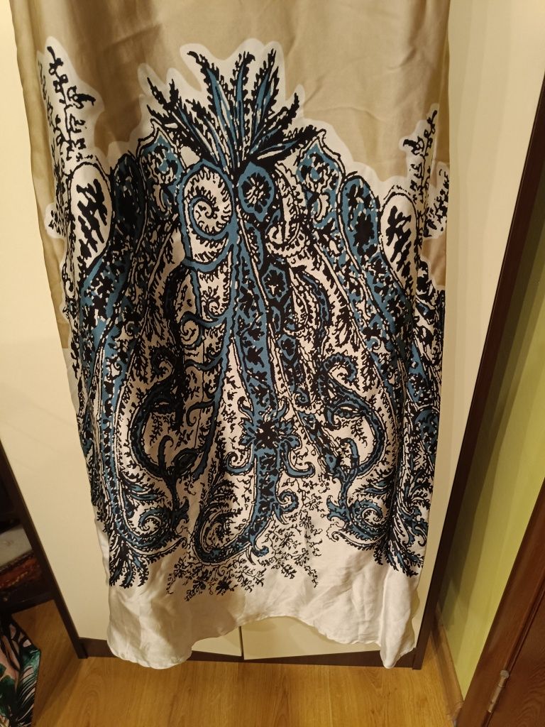 Rochie lungă, culoare crem, mărime S/M