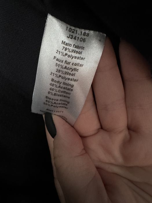 Palton scurt de lâna