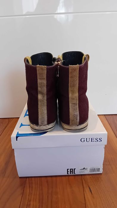 кецове Patrizia Pepe, естествена кожа, кожа с косъм