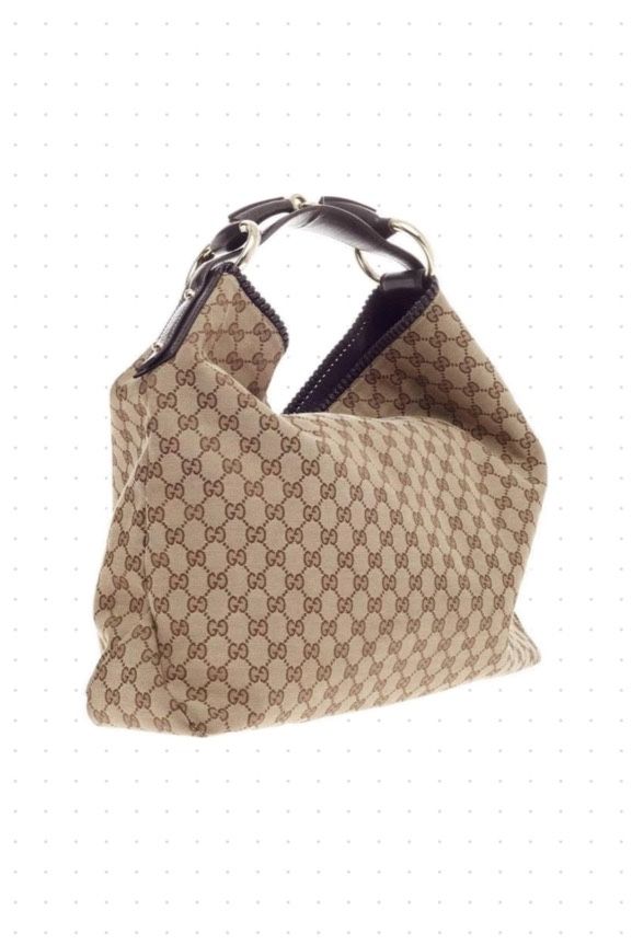 Gucci Horsebit Hobo GG Canvas Large