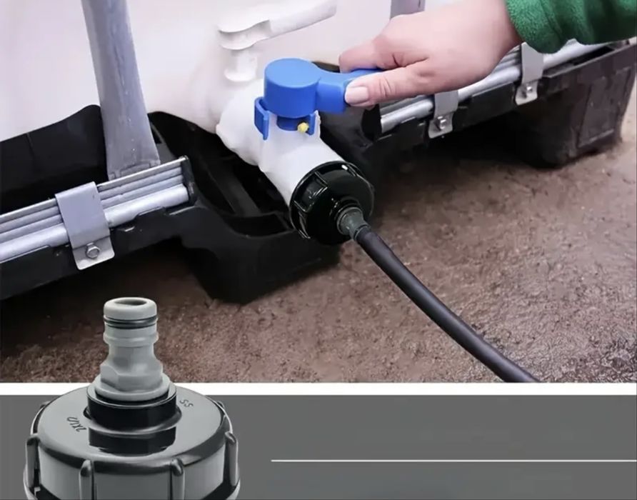 Бидони 1000 литра 1 тон съдове за вода гориво вино цистерна