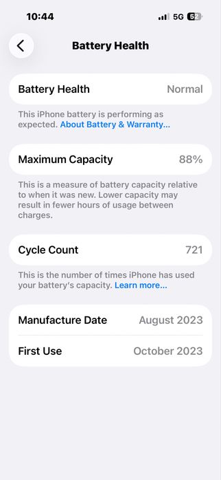 Iphone 15 black 256