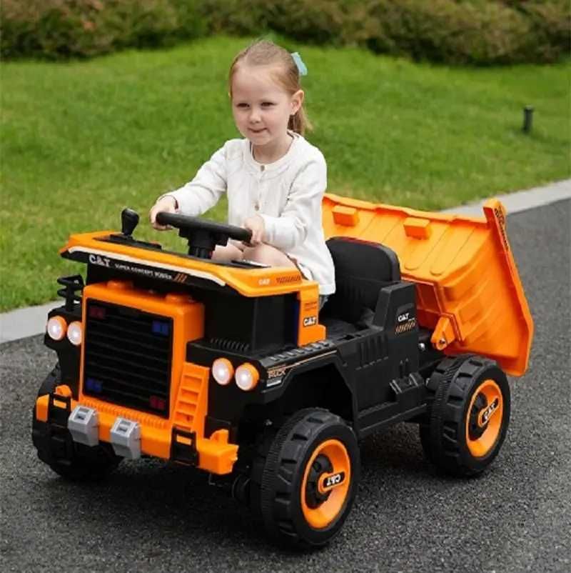 Basculanta electrica, Kinderauto BJDQ818 120W 12V 10Ah galben