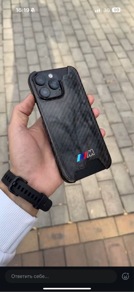 Карбон чехол на 16 PRO MAX