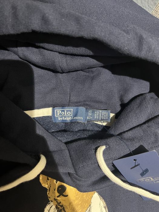 Ralph Lauren fleece bear hoodie