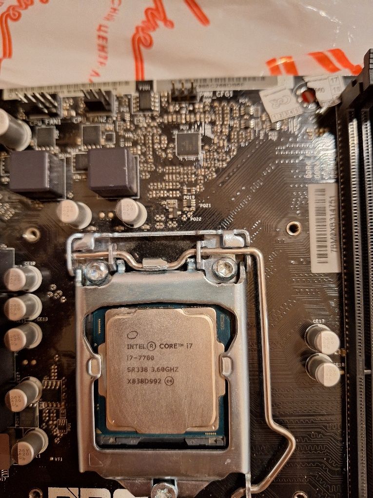 Цп i7 и мат плата ASRock b250m pro4