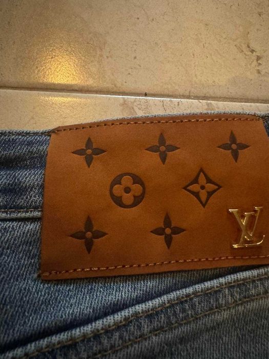 Louis Vuitton-Нови оригинални мъжки дънки Л номер