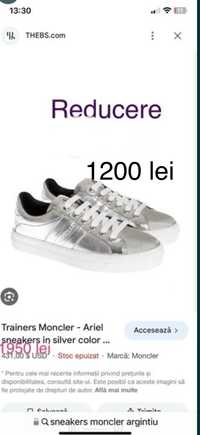 Sneakers Moncler, 37,reducere 1200lei