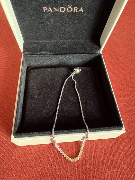 Bratara Pandora cu snur, reglabila