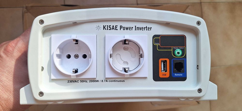 Продавам висок клас инвертор КISАЕ SW1220i - 2000W чиста синусоида.