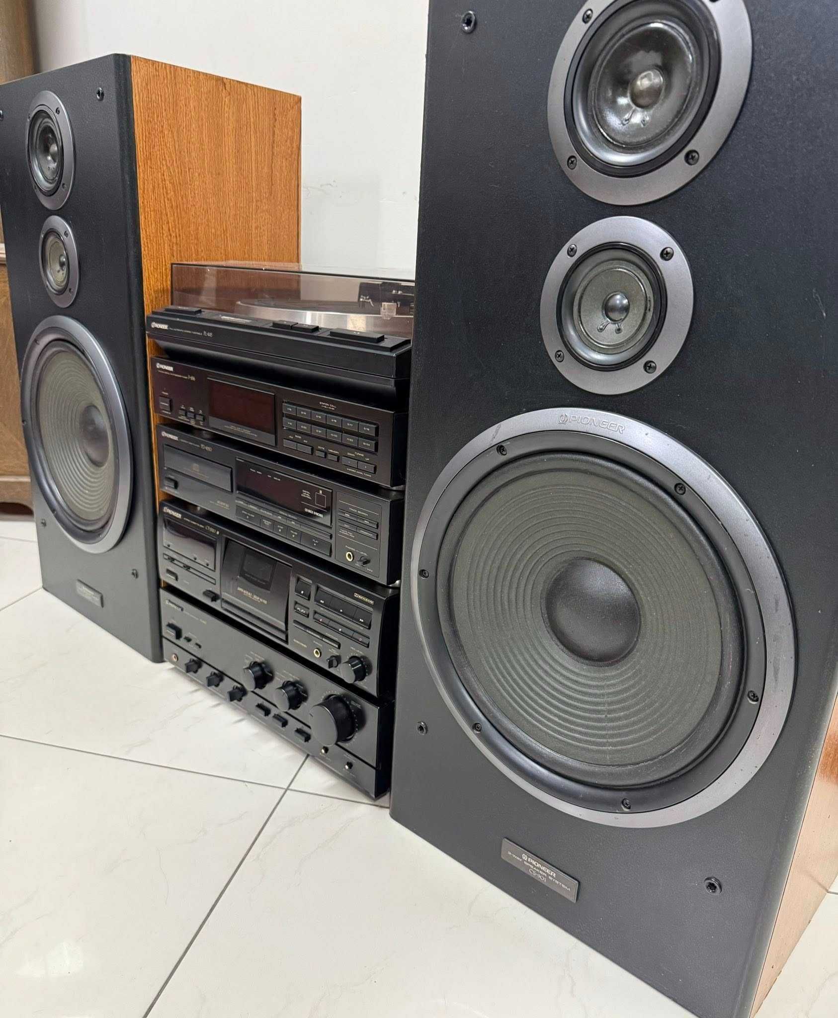 Ретро аудио система сет PIONEER - усилвател, дек, cd, тунер