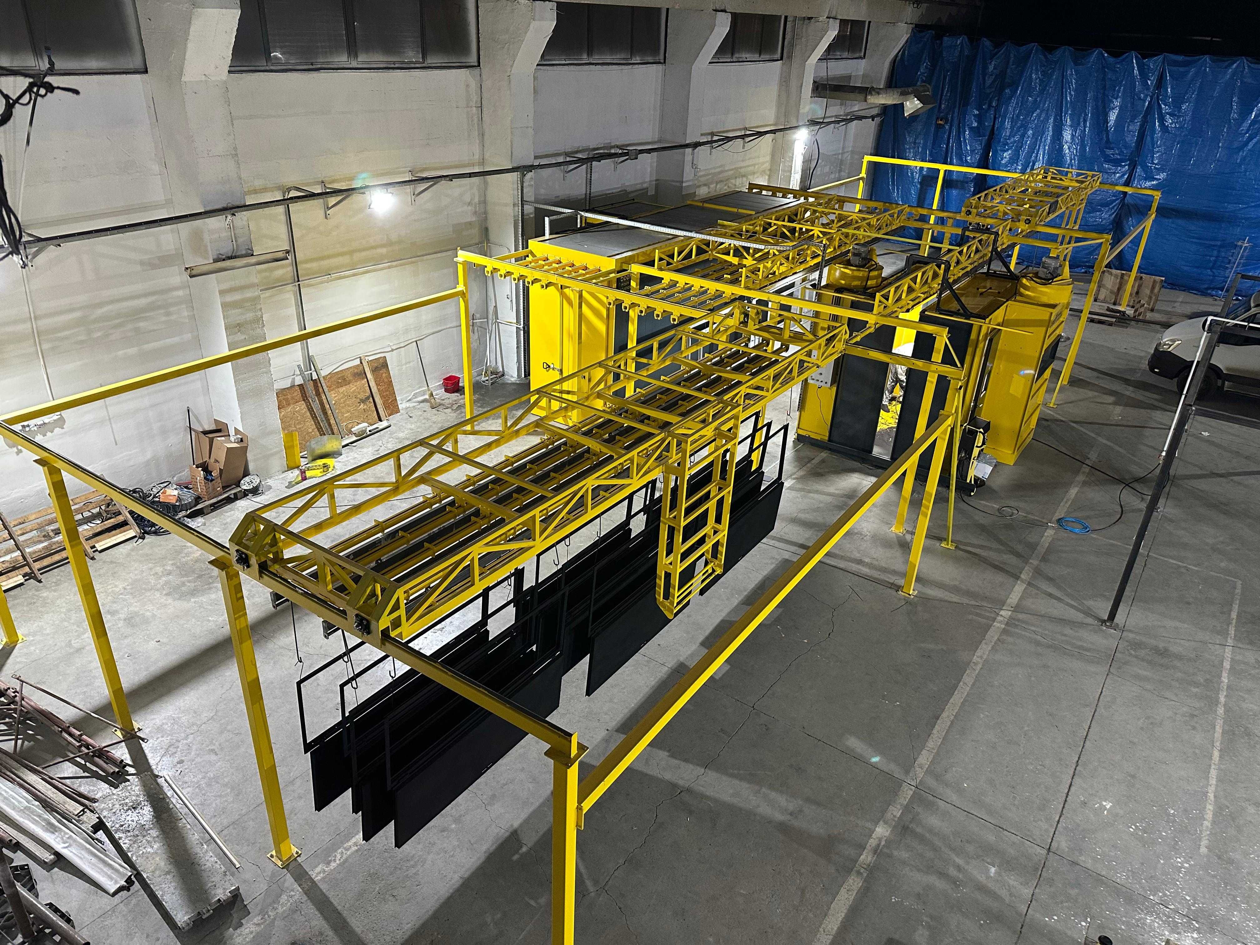 Echipamente de vopsire cu pulbere electrostatica sau cu vopsea lichida
