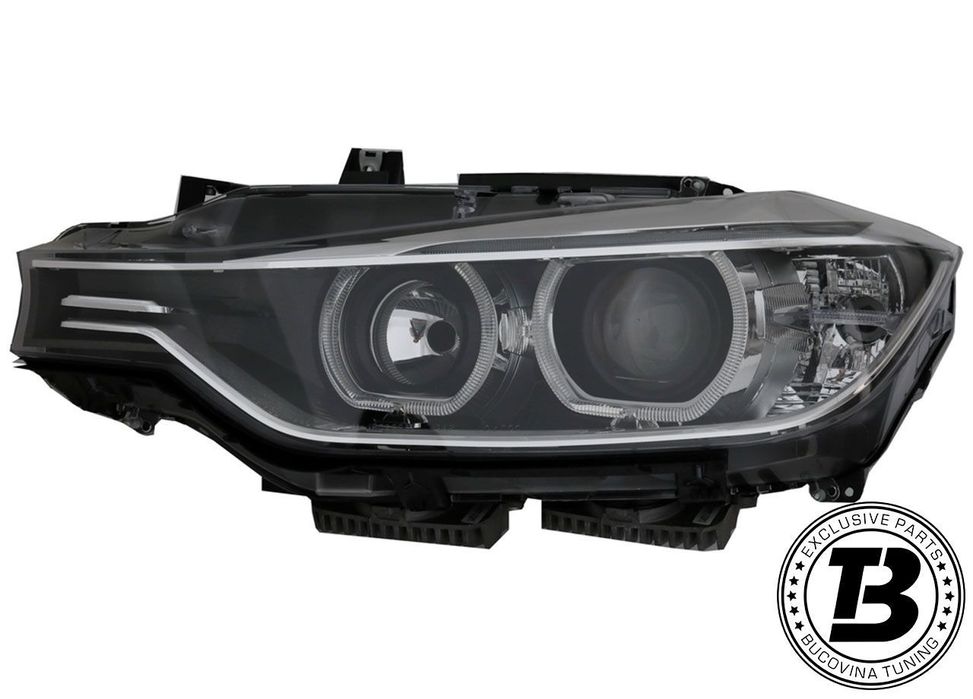 Faruri LED Angel Eyes compatibile cu BMW Seria 3 F30 F31