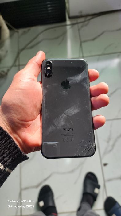 Iphone x usta kormagan aybi orqa krishga singan