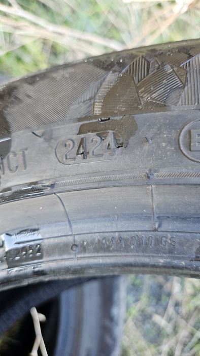 2бр гуми 215 55 18 дот 24 семперит