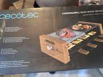 Gratar  electric/raclette Cecotec Cheese&Grill 8400 Wood MixGrill.