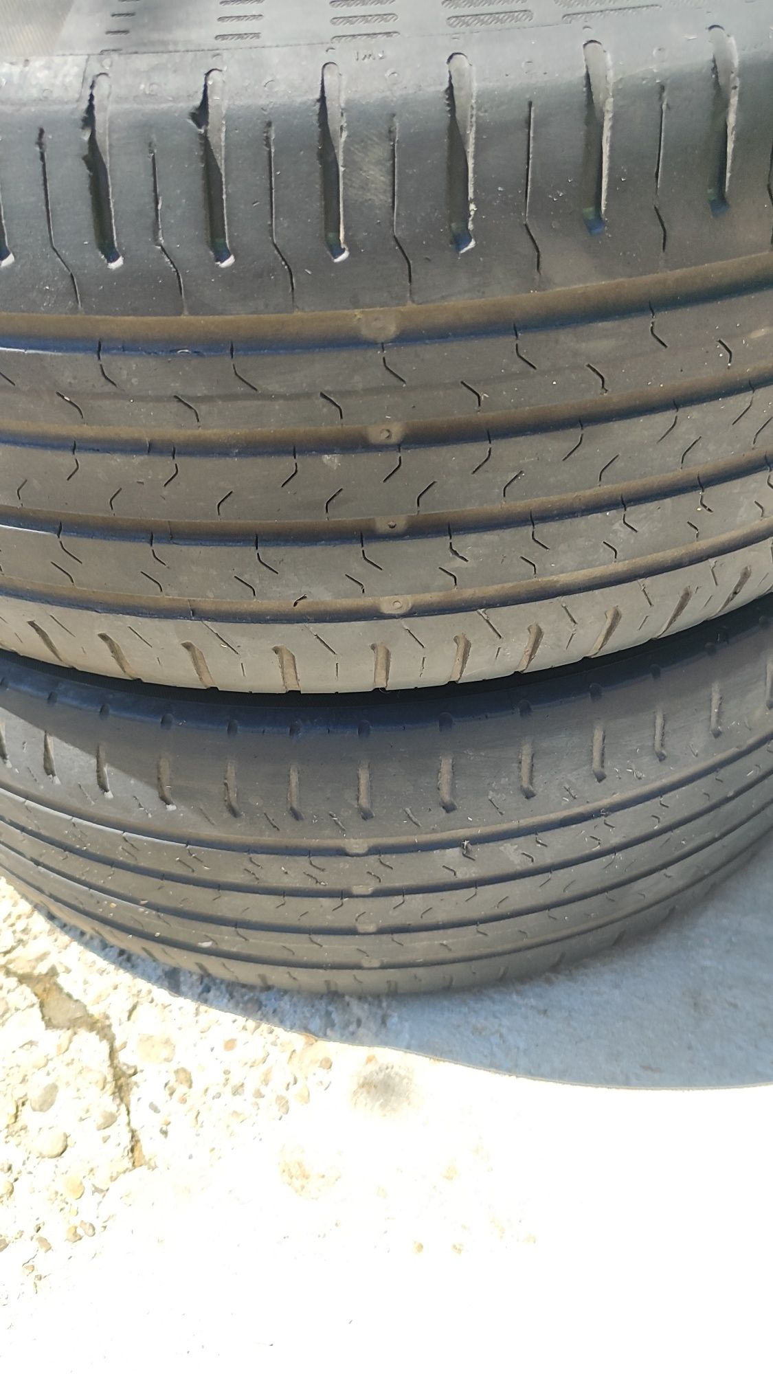 Летни Continental Conti Eco Contact5 215/55/17, DOT 1321, 4мм.