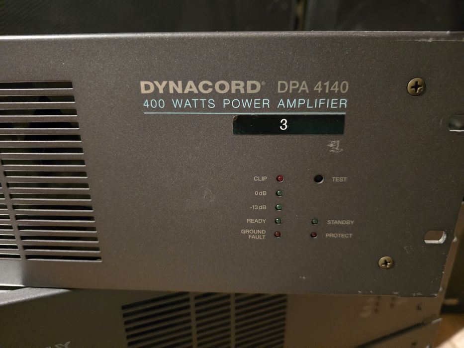 Amp Electrovoice P3000RL 2x1200w/P900rl 2x450w/Dynacord Dpa4140 400w