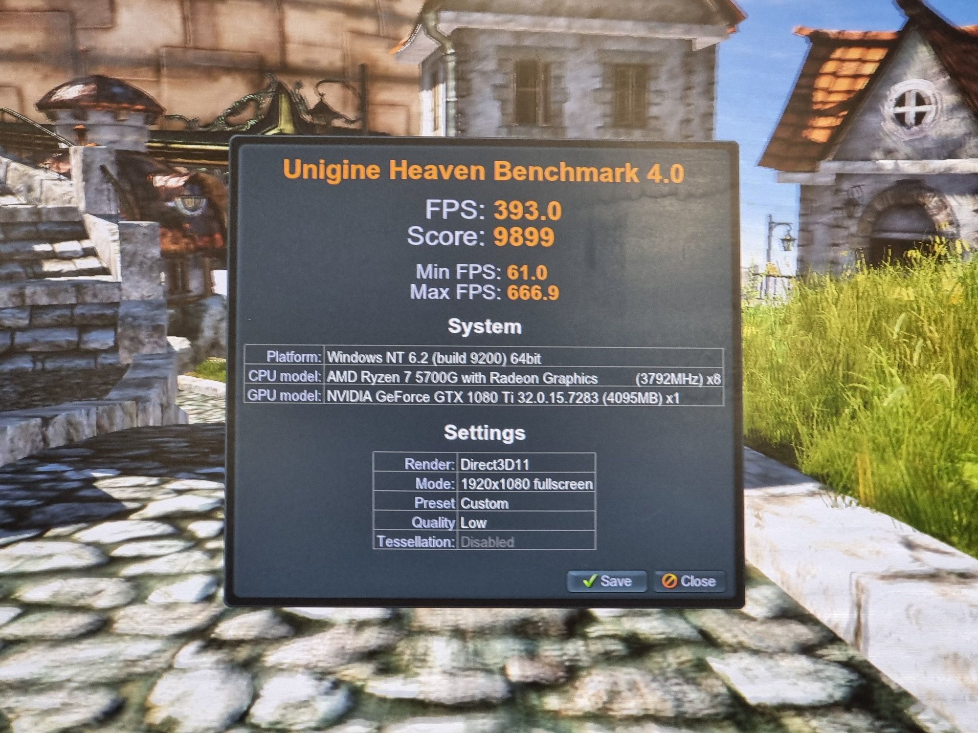 Геймърски Компютър/R7 5700G/16GB RAM/NVME-256+2TB/GTX 1080TI 11GB