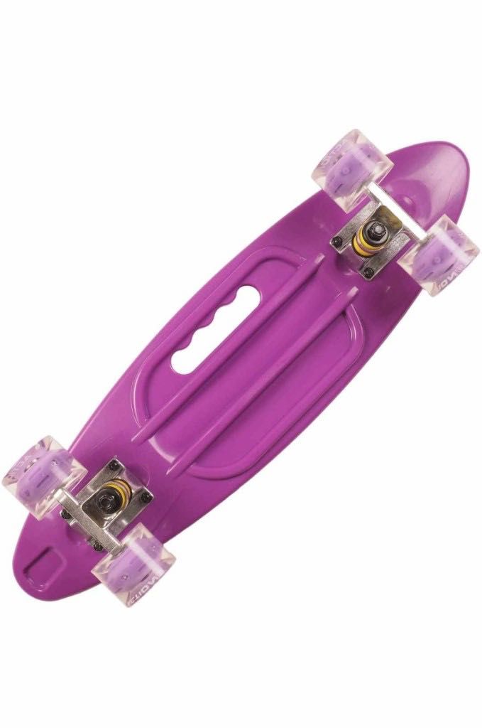 Портативен пени борд Action One ABEC-7,PU,Алуминий, Светещи гуми