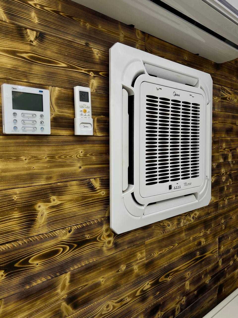 Кассетный кондиционер Welkin KAS 12 000 Btu ON/OFF + Low Voltage