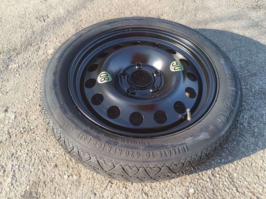 Set de roti BMW cu anvelope de iarna, jante,rezerva slim, bari transve