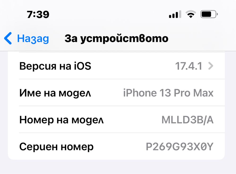 Iphone 13 pro max 256gb