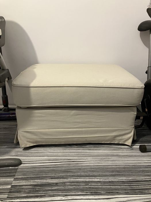 Taburet canapea Ikea bej