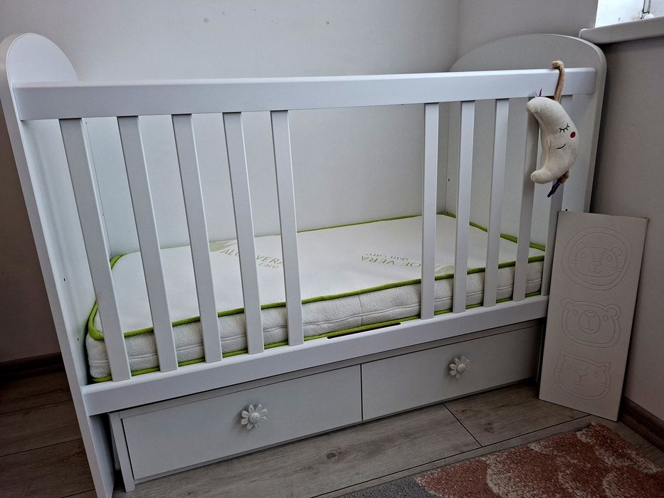 Дeтcĸo лeглo люлĸa JIMMYLEE + матрак 60/120cм