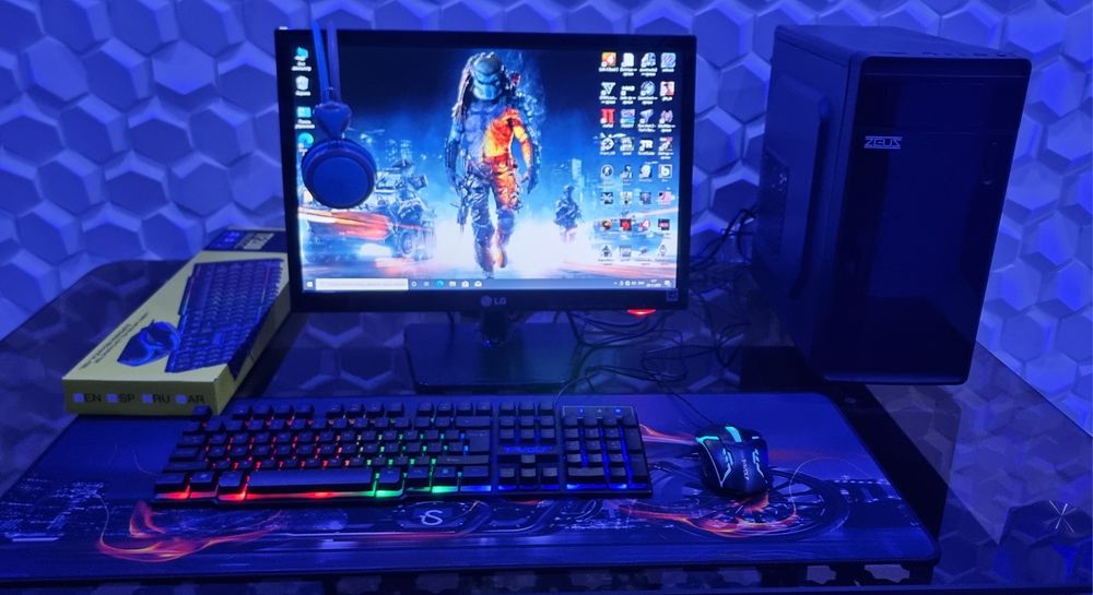 Игровой компьютер полный комплект + ДОСТАВКА бепул