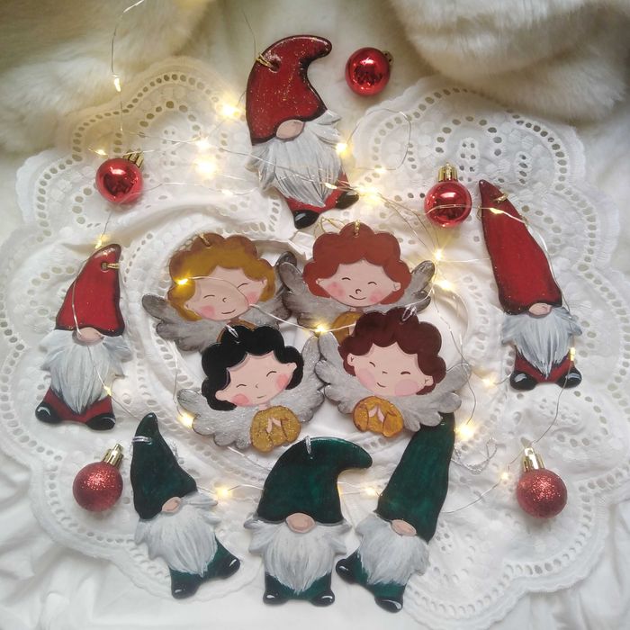 Gnomi/Pitici-Globuri  pentru brad