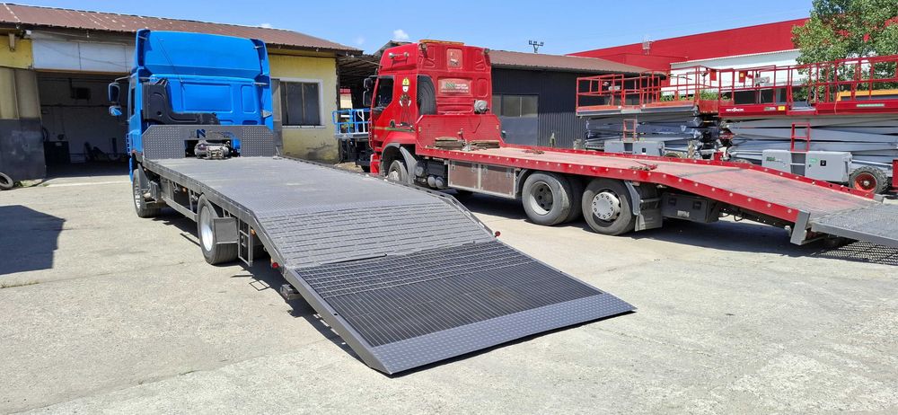 Daf CF75,435.000 km,an 2007, AUTOPLATFORMA cu rampa de incarcare