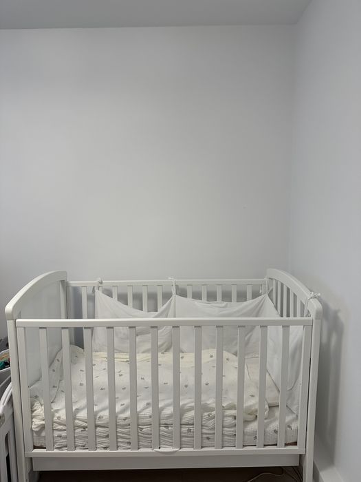 Pat lemn copii + saltea